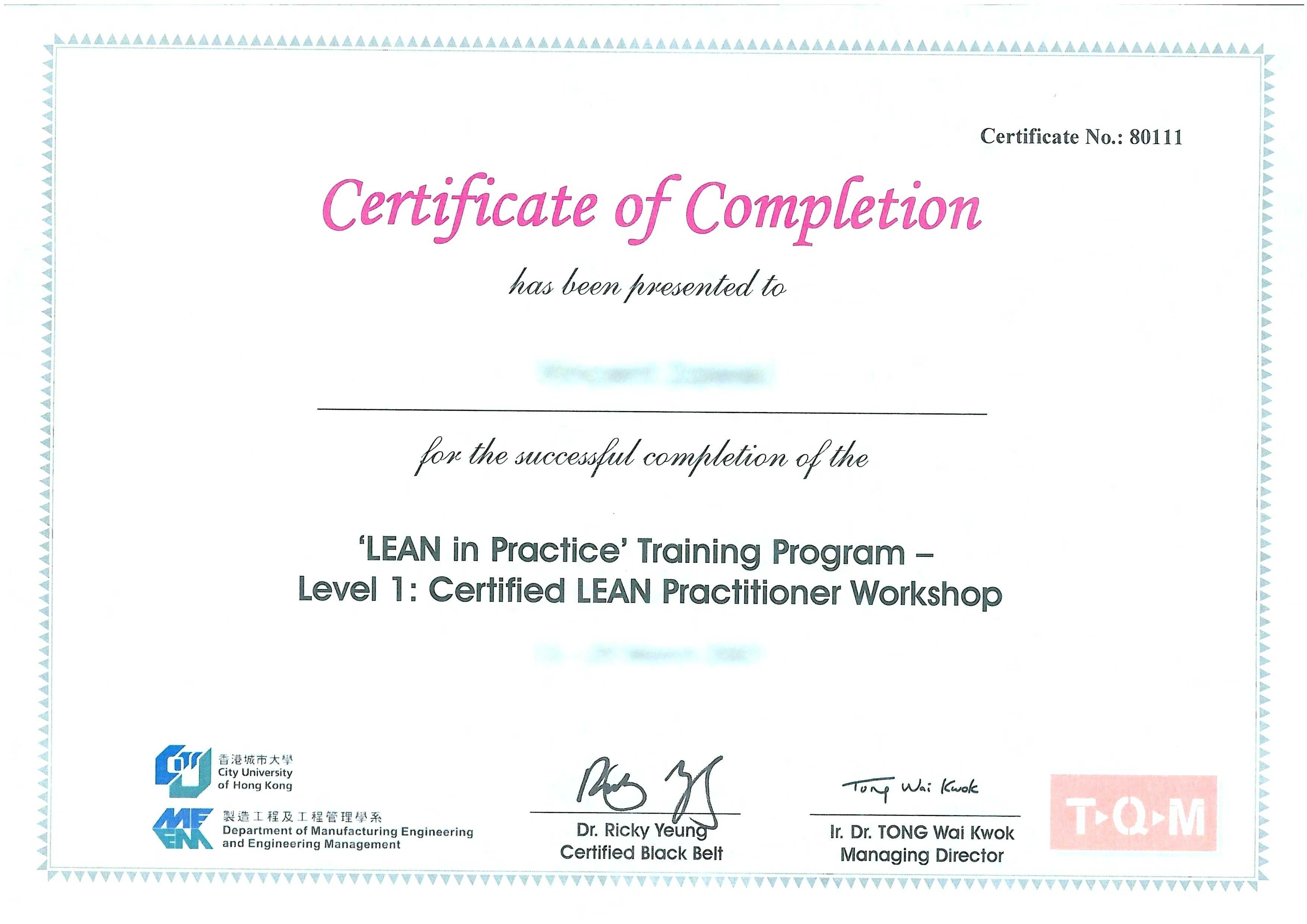 Training Certificate Template Free Download Black Belt Inside Workshop Certificate Template