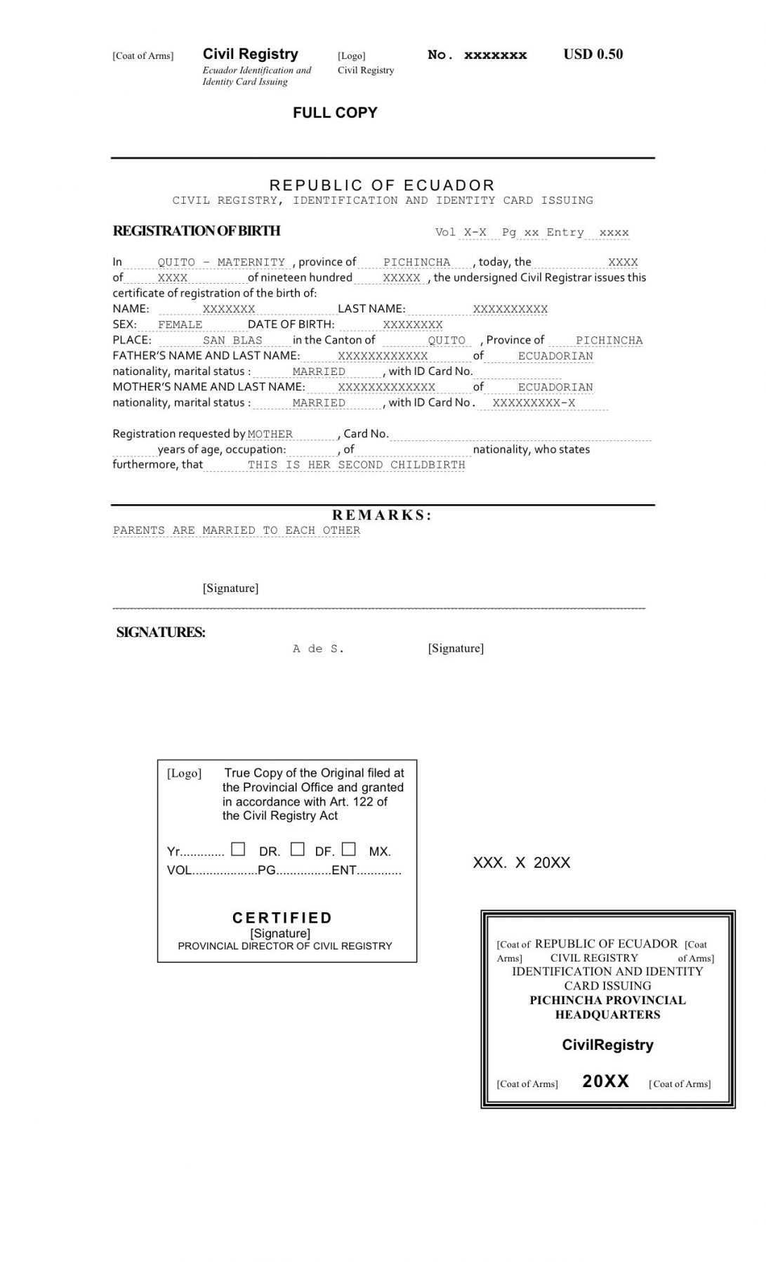 Translate Mexican Birth Certificate A To English Template In Marriage Certificate Translation From Spanish To English Template