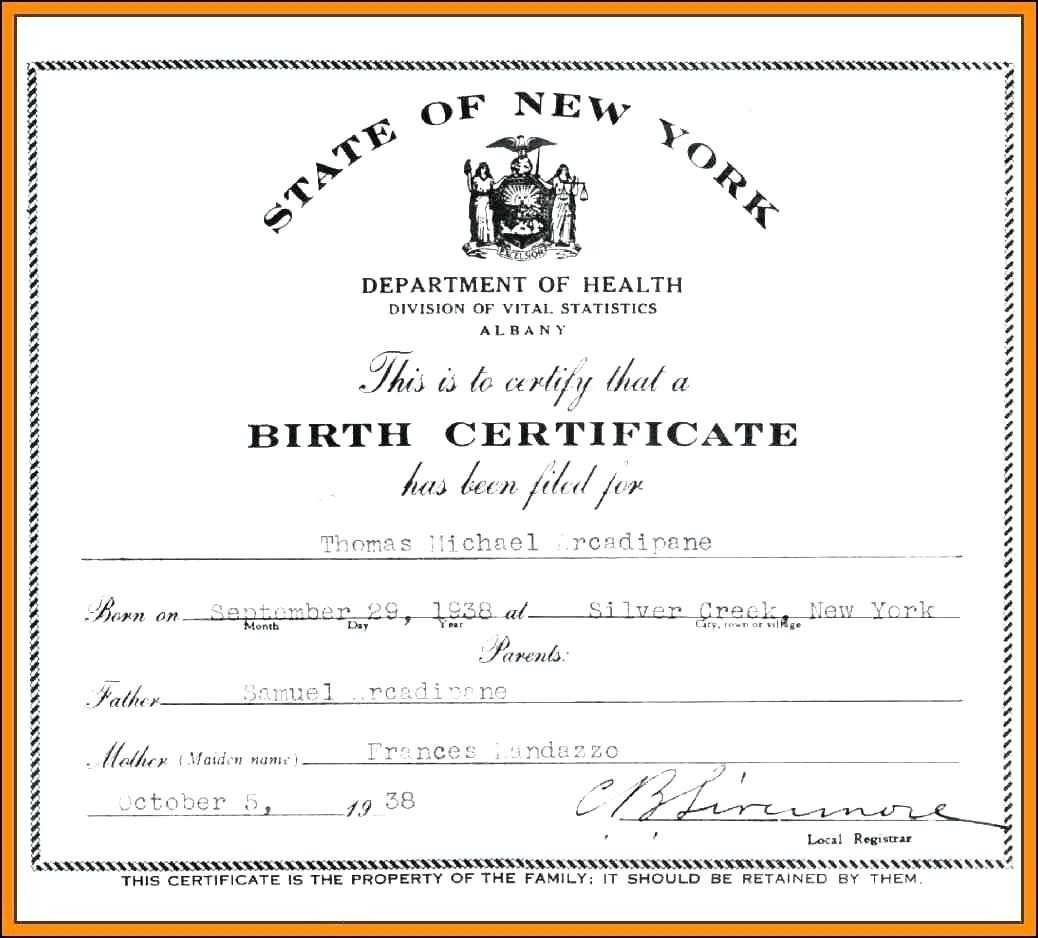 Translation Of Birth Certificate Template – Verypage.co In Novelty Birth Certificate Template