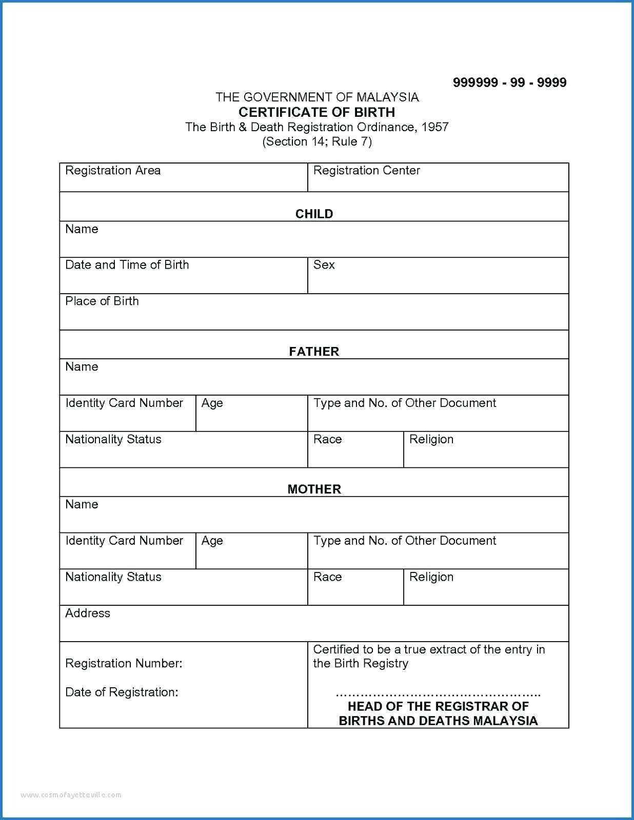 Translation Of Birth Certificate Template – Verypage.co Throughout Novelty Birth Certificate Template