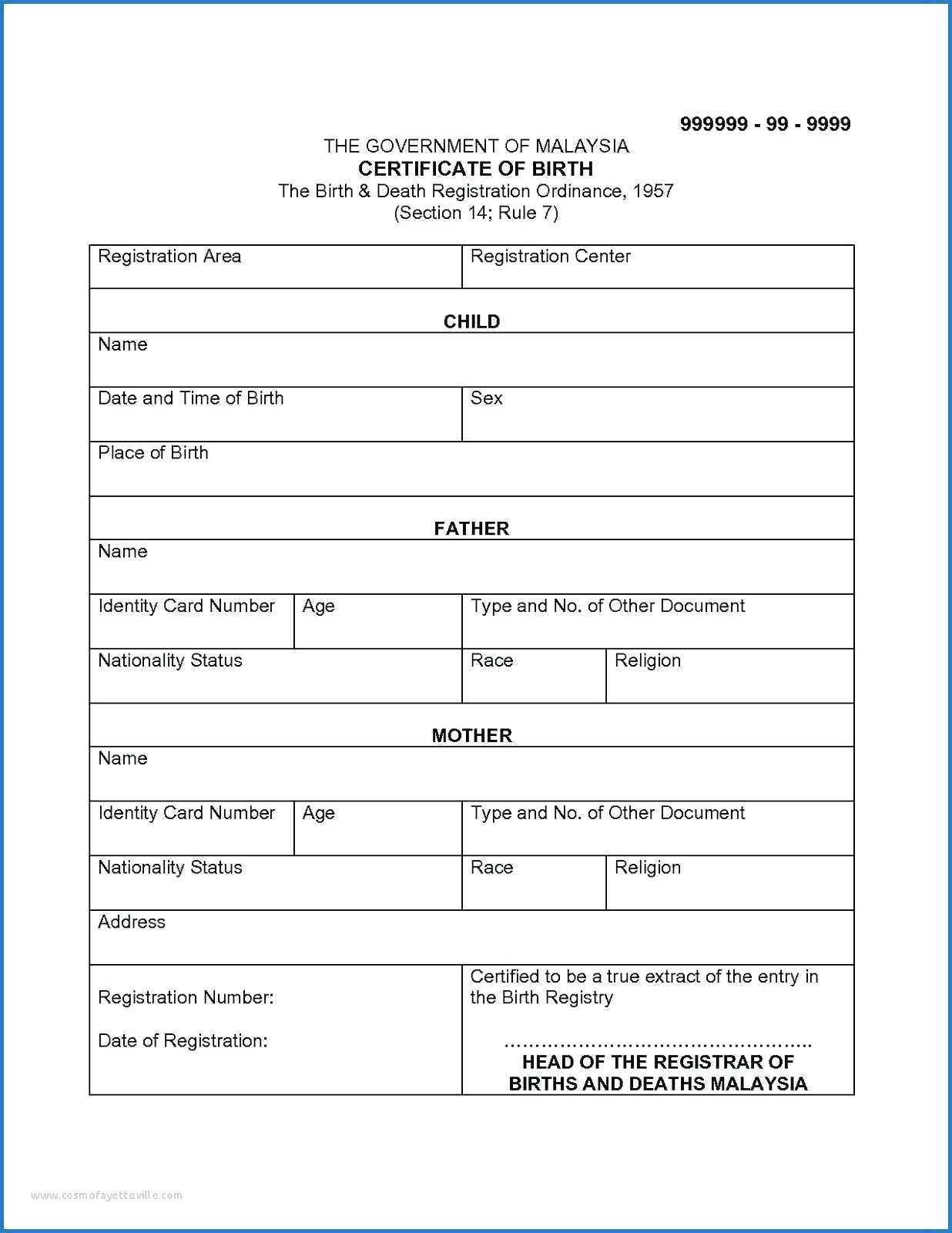 Translation Of Birth Certificate Template – Verypage.co With Marriage Certificate Translation Template