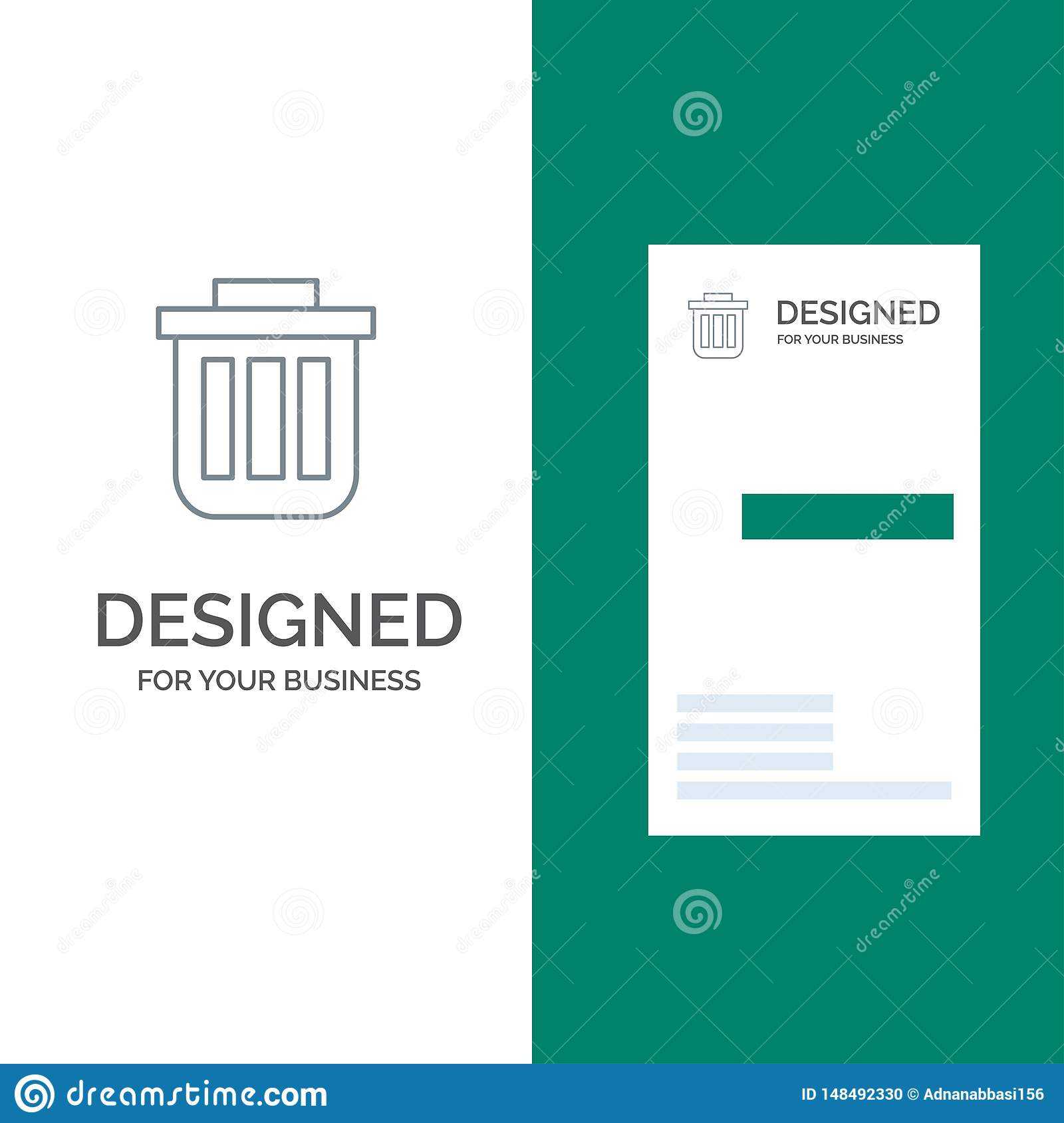 Trash, Basket, Bin, Can, Container, Dustbin, Office Grey With Regard To Bin Card Template