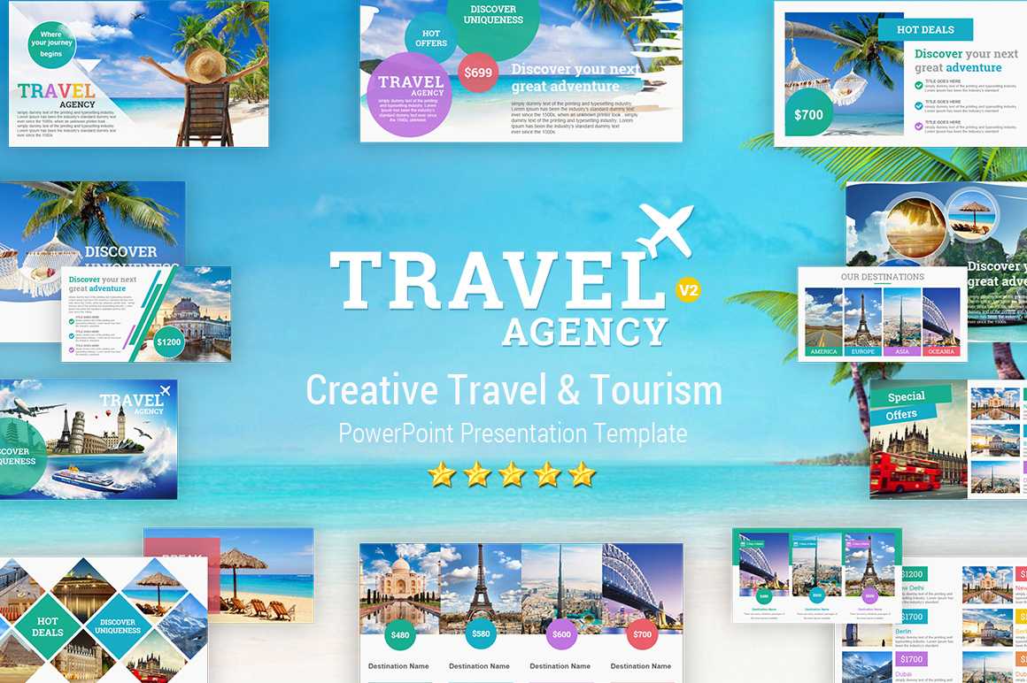 Travel And Tourism Powerpoint Presentation Template - Yekpix Intended For Powerpoint Templates Tourism
