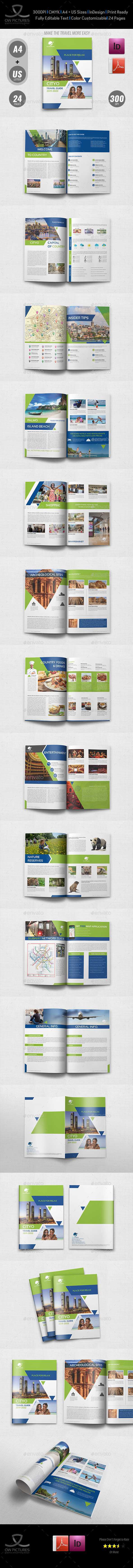 Travel Guide Graphics, Designs & Templates From Graphicriver Within Travel Guide Brochure Template