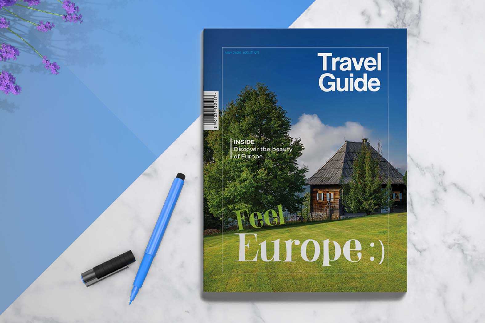 Travel Guide | Template 4 Print With Travel Guide Brochure Template