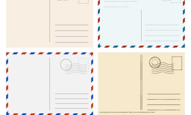 Travel Postcard Templates Greetings Post Cards with regard to Post Cards Template
