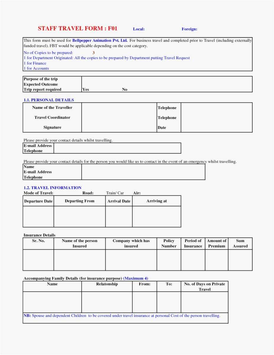 Travel Request Form Template | Glendale Community Inside Travel Request Form Template Word