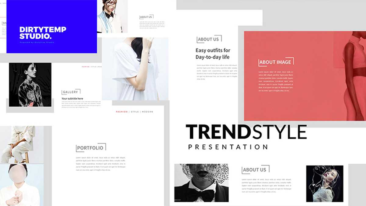 Trends Free Powerpoint Template For Portfolio Presentations With Powerpoint Slides Design Templates For Free