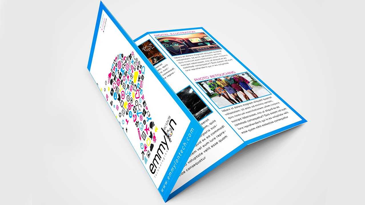 Tri Fold Brochure Design Layout | Adobe Illustrator (#speedart) Throughout Adobe Illustrator Tri Fold Brochure Template