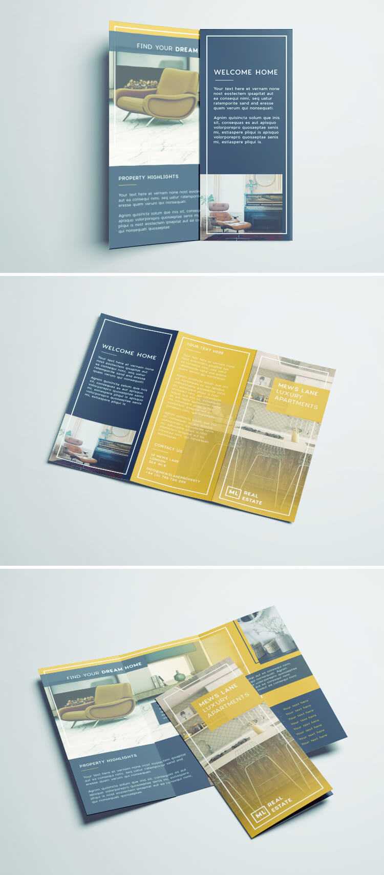 Tri Fold Brochure | Free Indesign Template Pertaining To Adobe Indesign Tri Fold Brochure Template