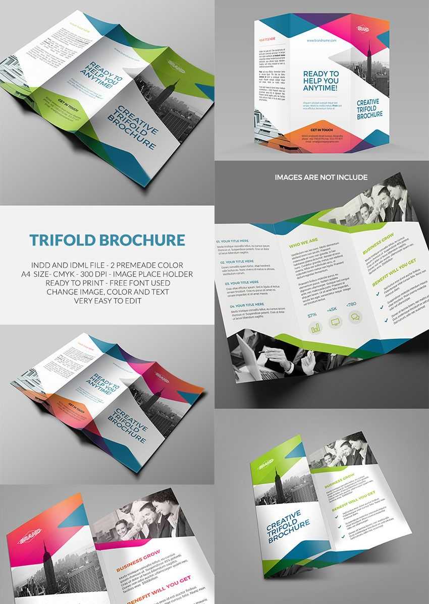Trifold Brochure – Indesign Template | Amann | Brochure Regarding Indesign Templates Free Download Brochure
