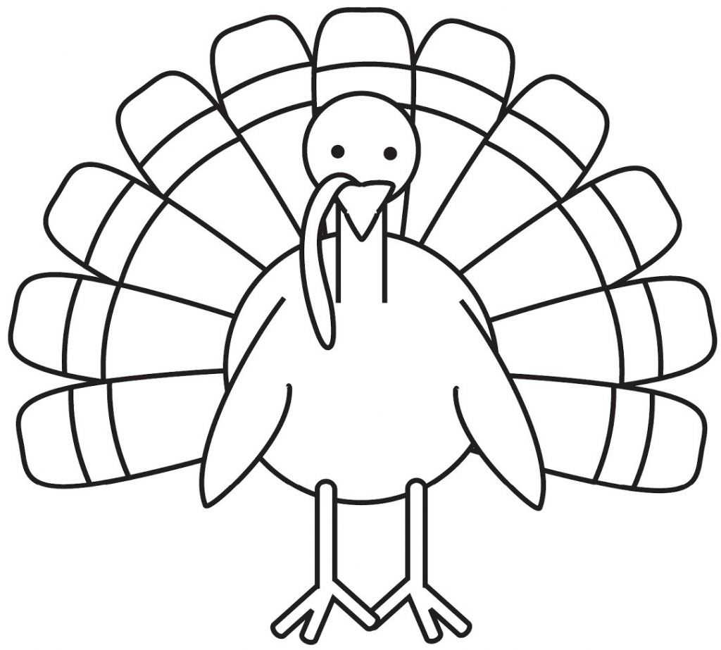 Turkey Coloring Pages For Preschoolers Photo – 4 – Coloring Pertaining To Blank Turkey Template