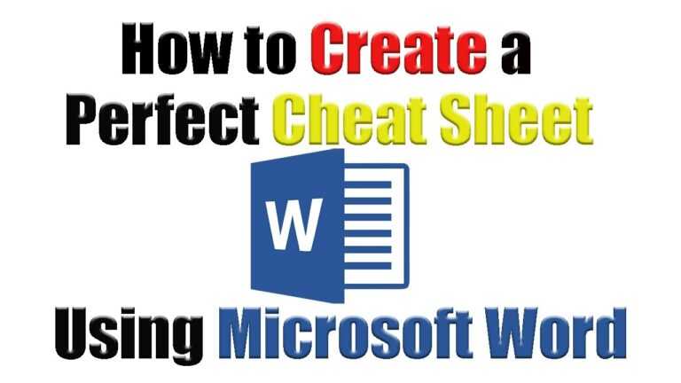 How To Make The Perfect Cheat Sheet Girl Knows Tech Vrogue