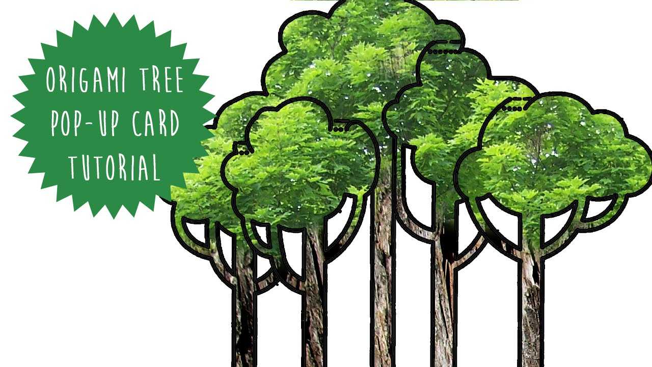 [Tutorial + Template] Origami Tree Pop Up Card Regarding Pop Up Tree Card Template