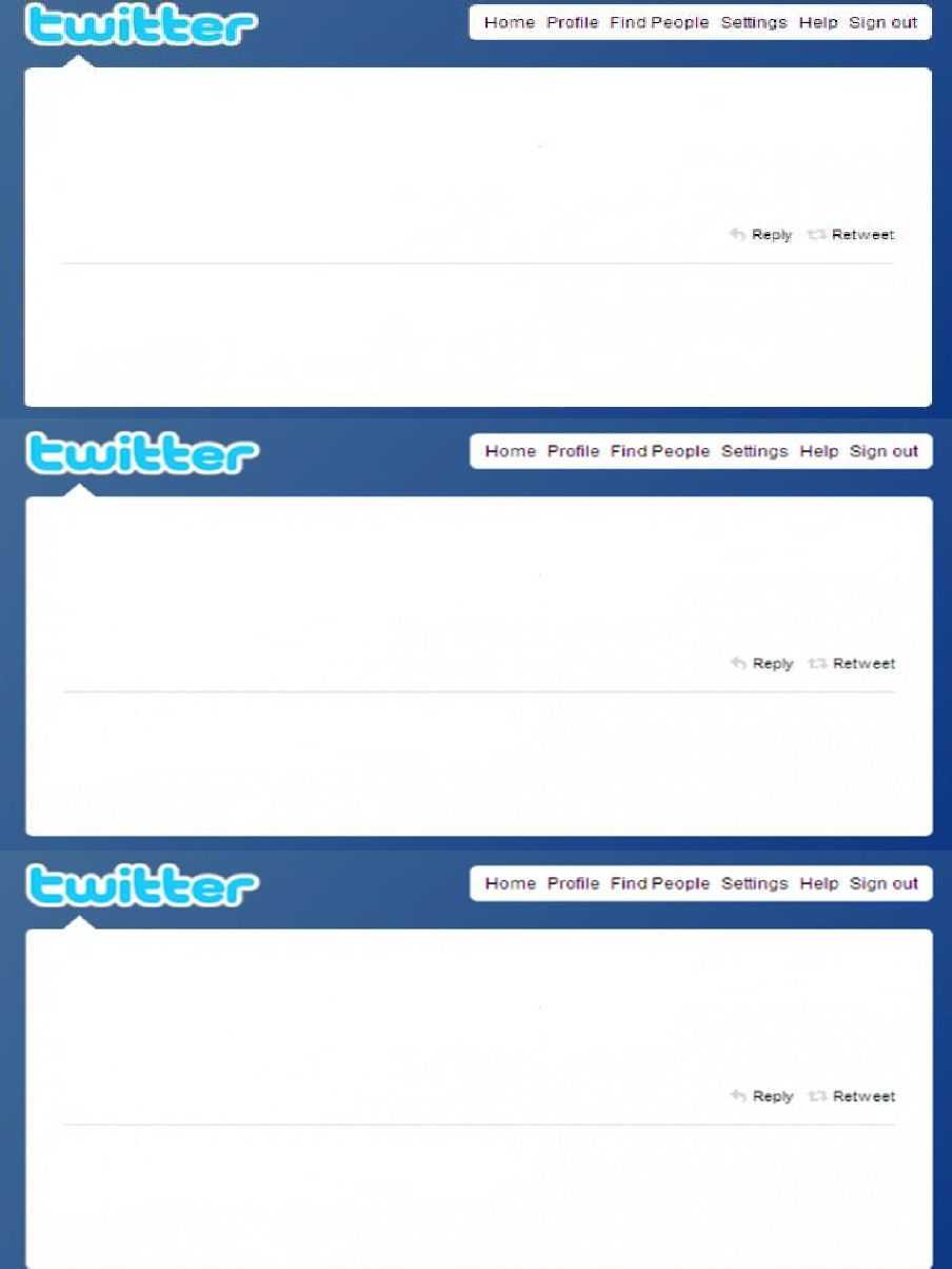 Twitter Tweet Feed Template | Scribd | Find People With Blank Twitter Profile Template