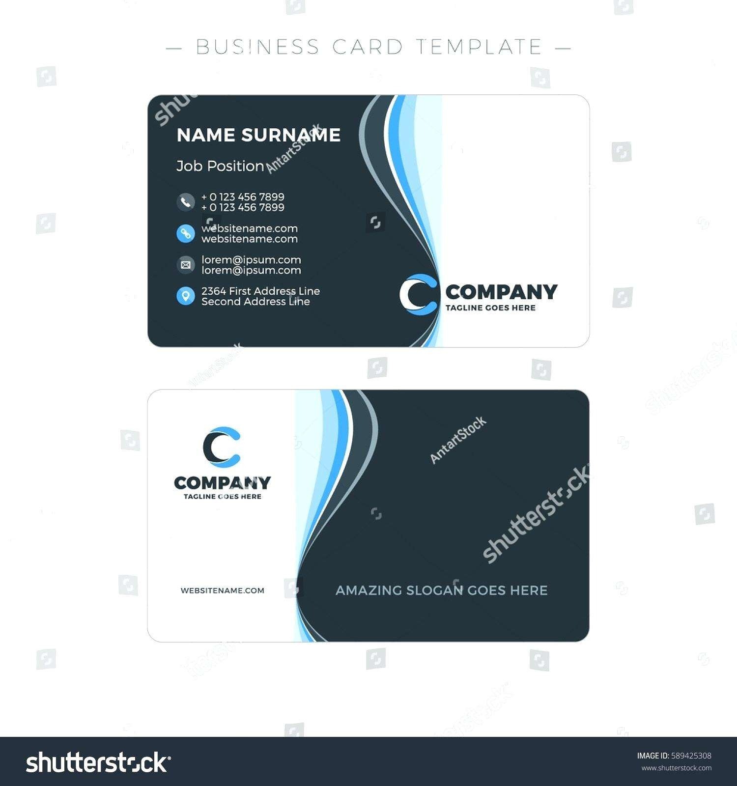 Two Sided Business Card Template Word – Tatforum Within 2 Sided Business Card Template Word
