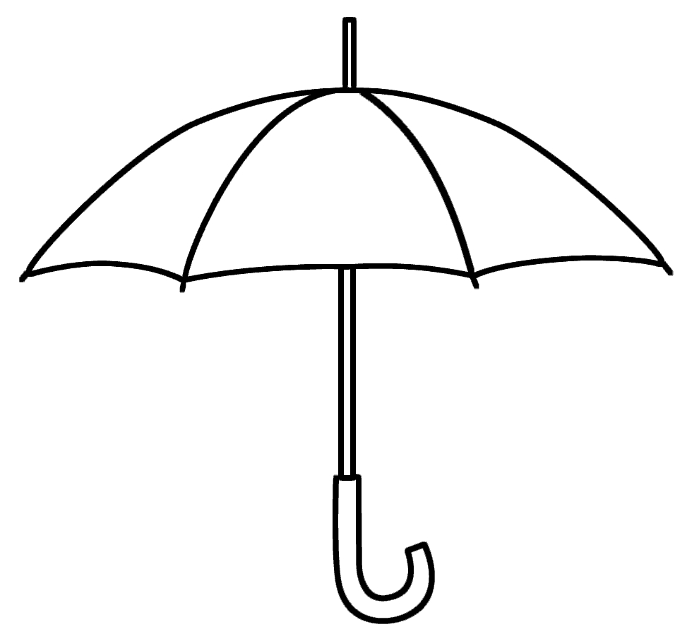 Umbrella Coloring Pages | Nature Coloring Pages | Umbrella Throughout Blank Umbrella Template