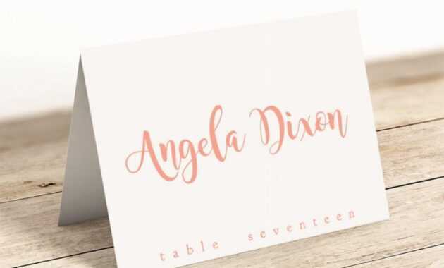 Unbelievable Printable Place Cards Template Ideas Christmas in Michaels Place Card Template
