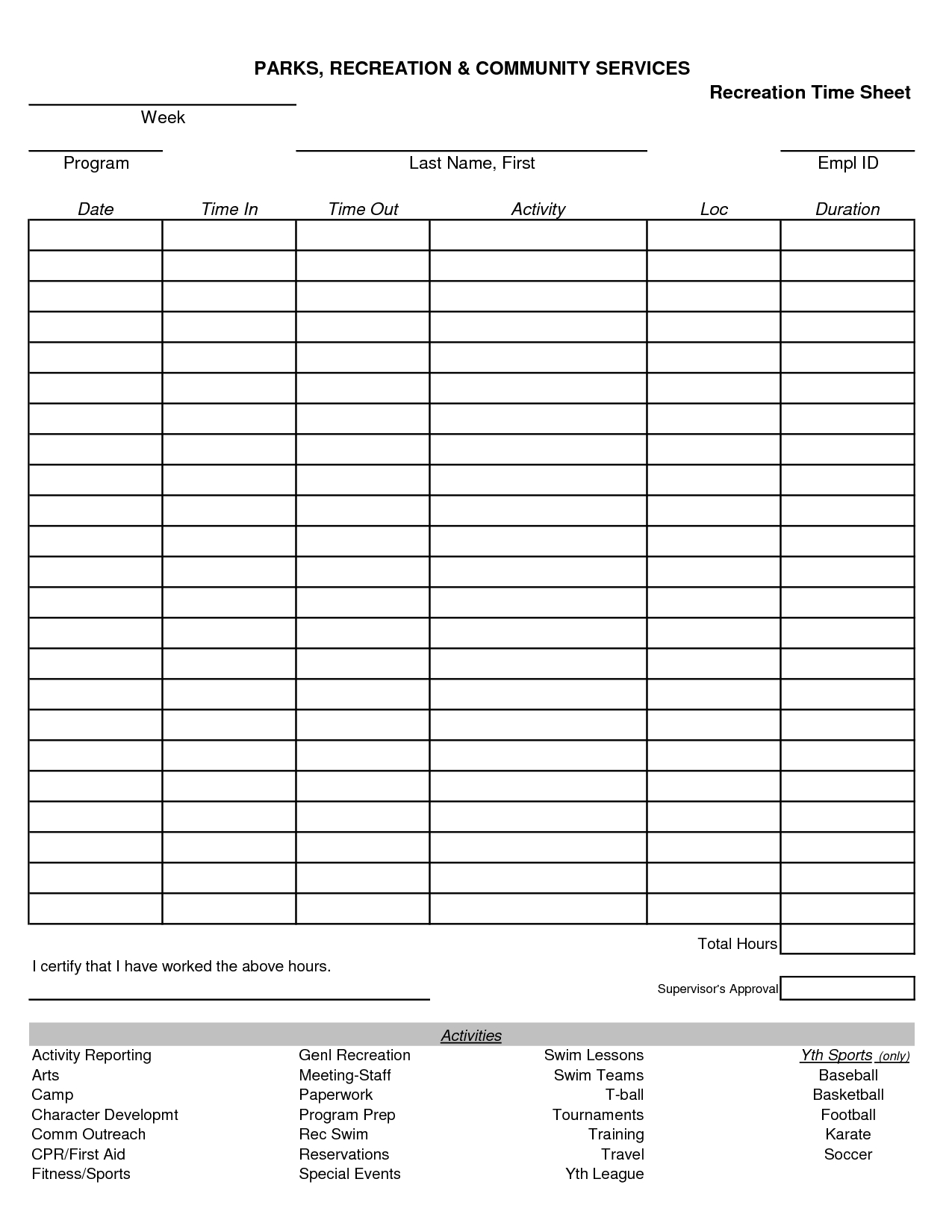 Unique Excel Timecard Templates #exceltemplate #xls Regarding Character Report Card Template