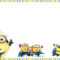 Updated! Bunch Of Minion Birthday Party Invitations Ideas Intended For Minion Card Template