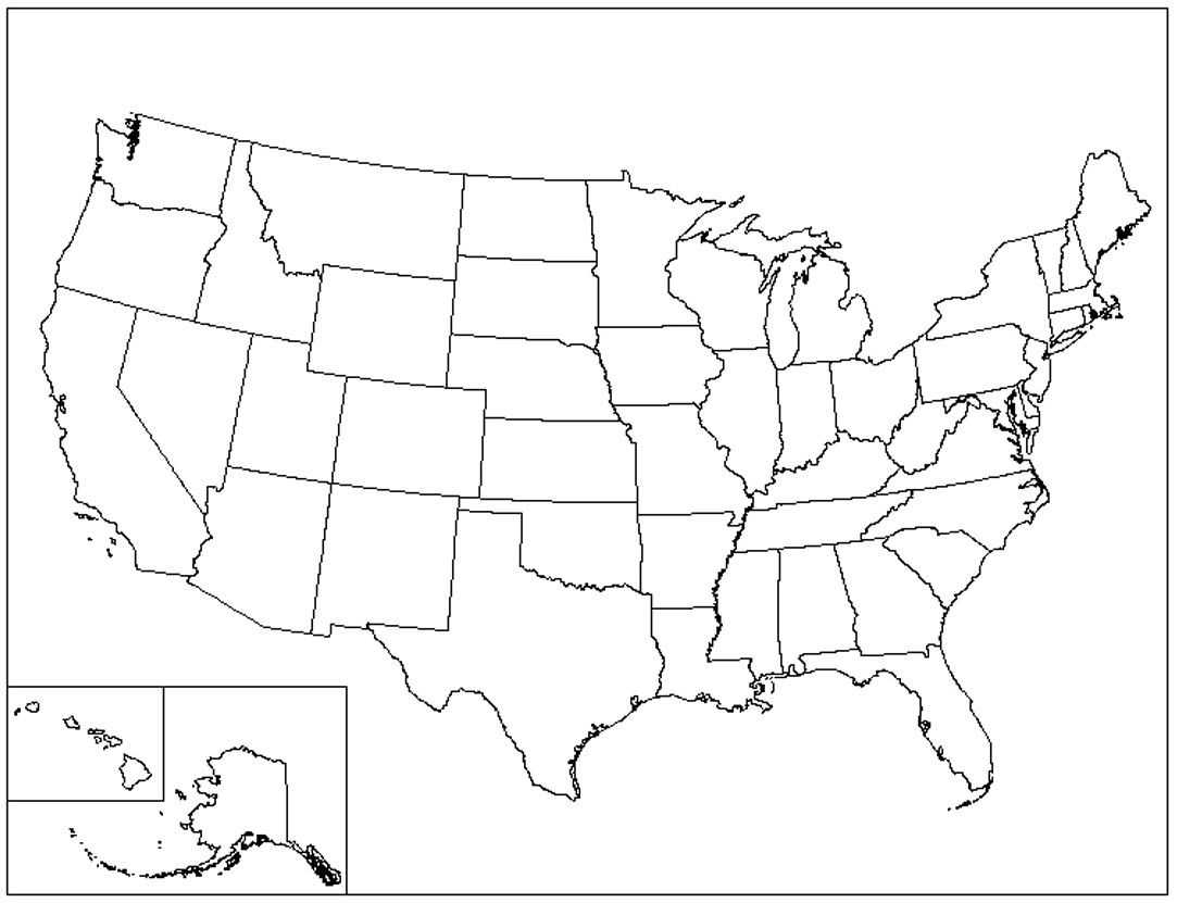 Us Map Printable Pdf Blank Us State Map Printable Printable Pertaining To United States Map Template Blank