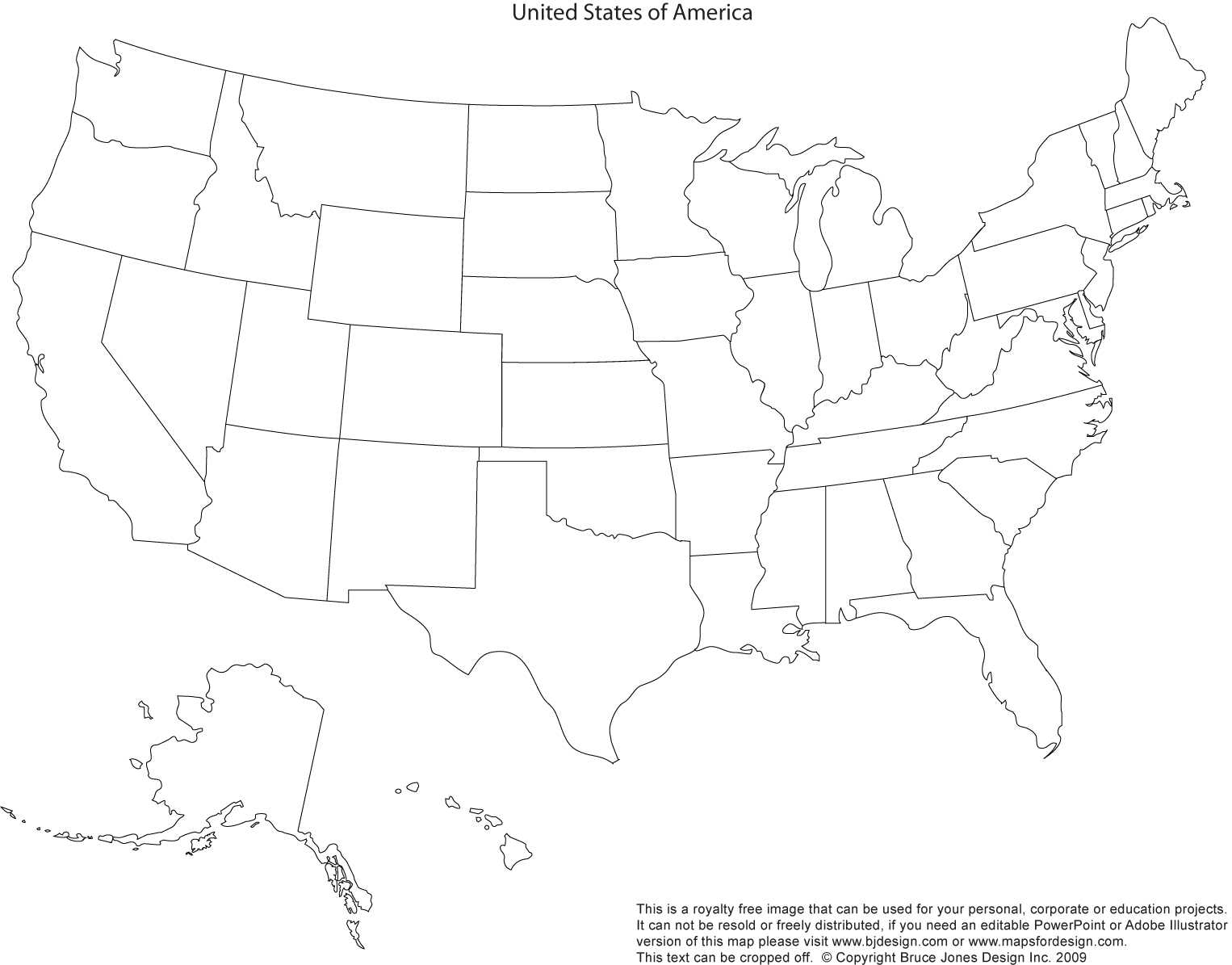 Us State Outlines, No Text, Blank Maps, Royalty Free • Clip Pertaining To United States Map Template Blank