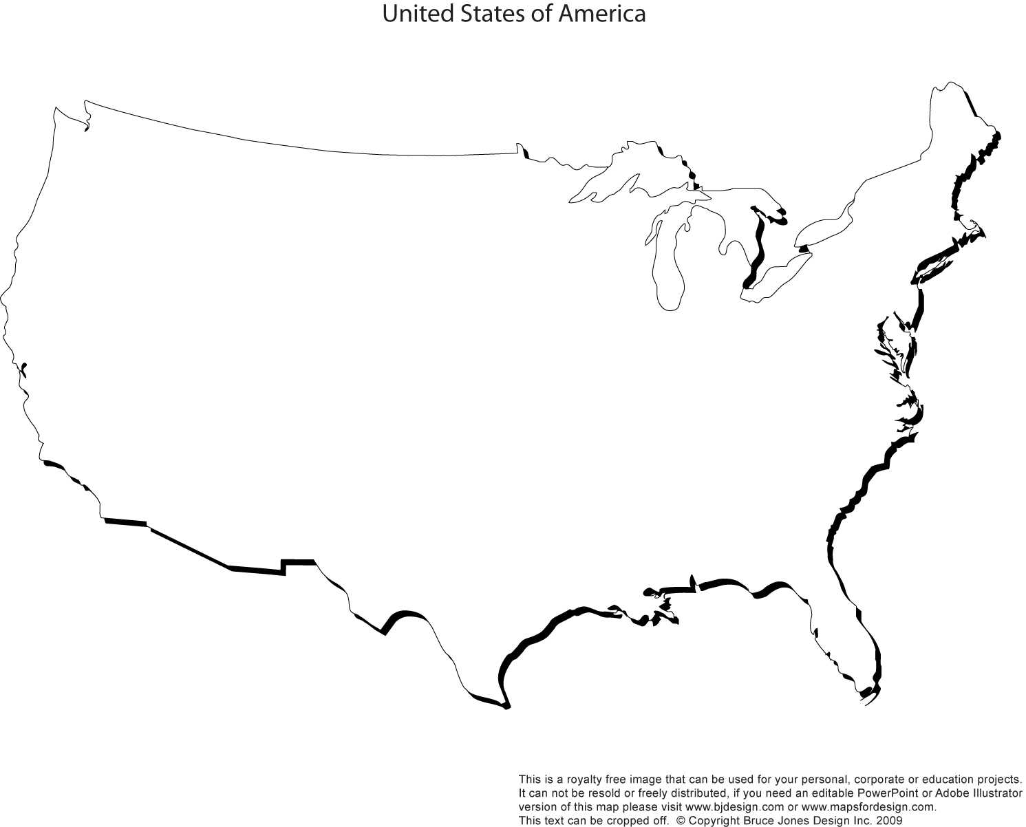 Us State Outlines, No Text, Blank Maps, Royalty Free • Clip Within United States Map Template Blank