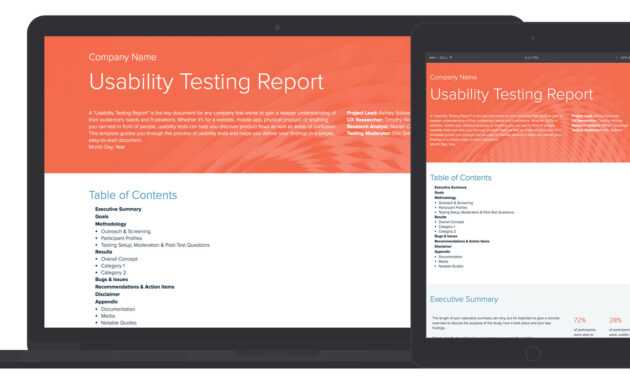 Usability Testing Report Template And Examples | Xtensio with regard to Ux Report Template