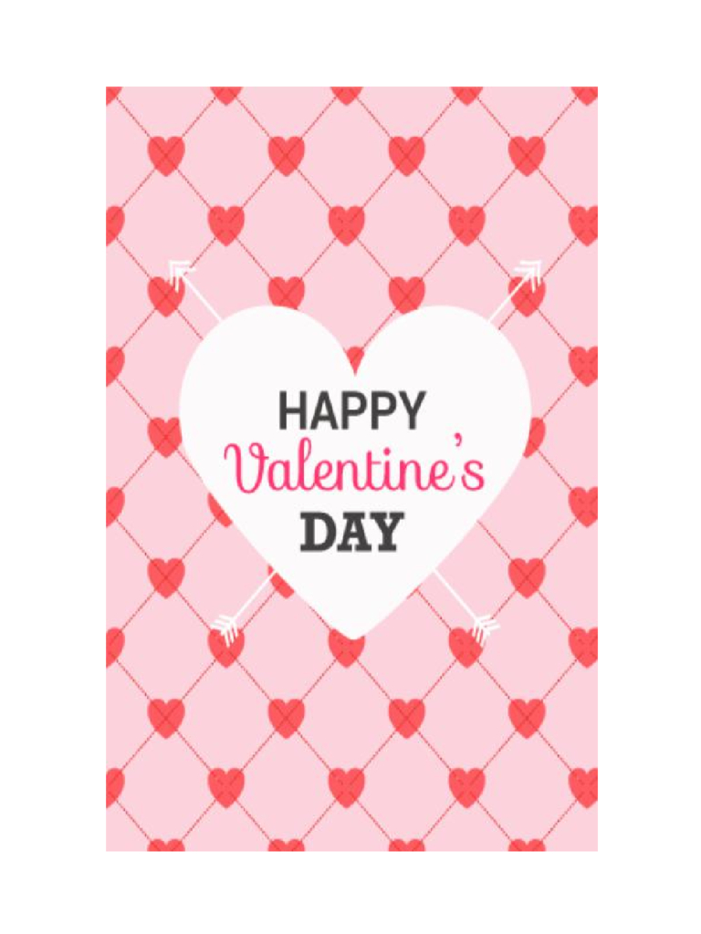 Valentine's Day Card Template – 5 Free Templates In Pdf Intended For Valentine Card Template Word