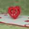 Valentine's Day Pop Up Card: 3D Heart Tutorial - Creative inside Heart Pop Up Card Template Free