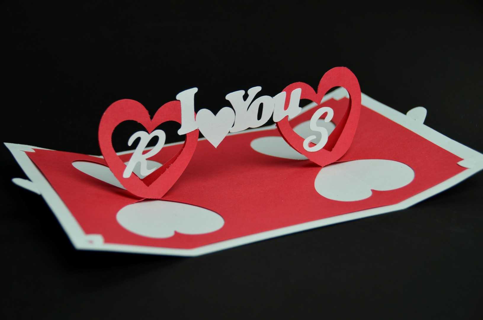 Valentine's Day Pop Up Card: Twisting Heart – Creative Pop With Regard To Twisting Hearts Pop Up Card Template