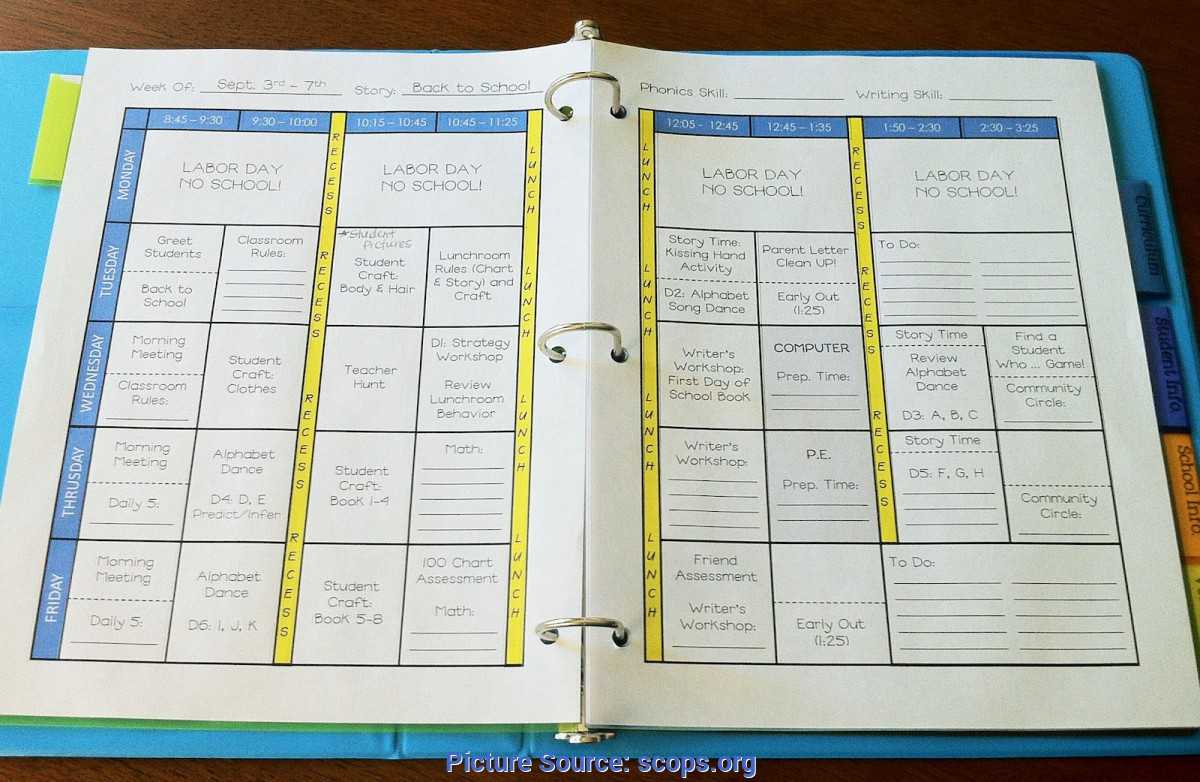 Valuable Teacher Plan Book Template Word 56 Teacher Plan Pertaining To Teacher Plan Book Template Word