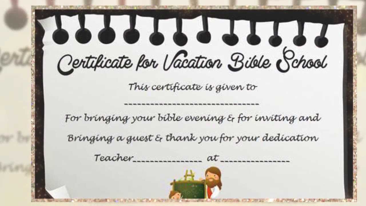 Vbs Certificate Template With Regard To Free Vbs Certificate Pertaining To Vbs Certificate Template