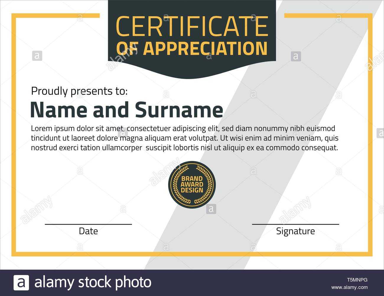 Vector Certificate Template. Illustration Certificate In A4 Throughout Certificate Template Size