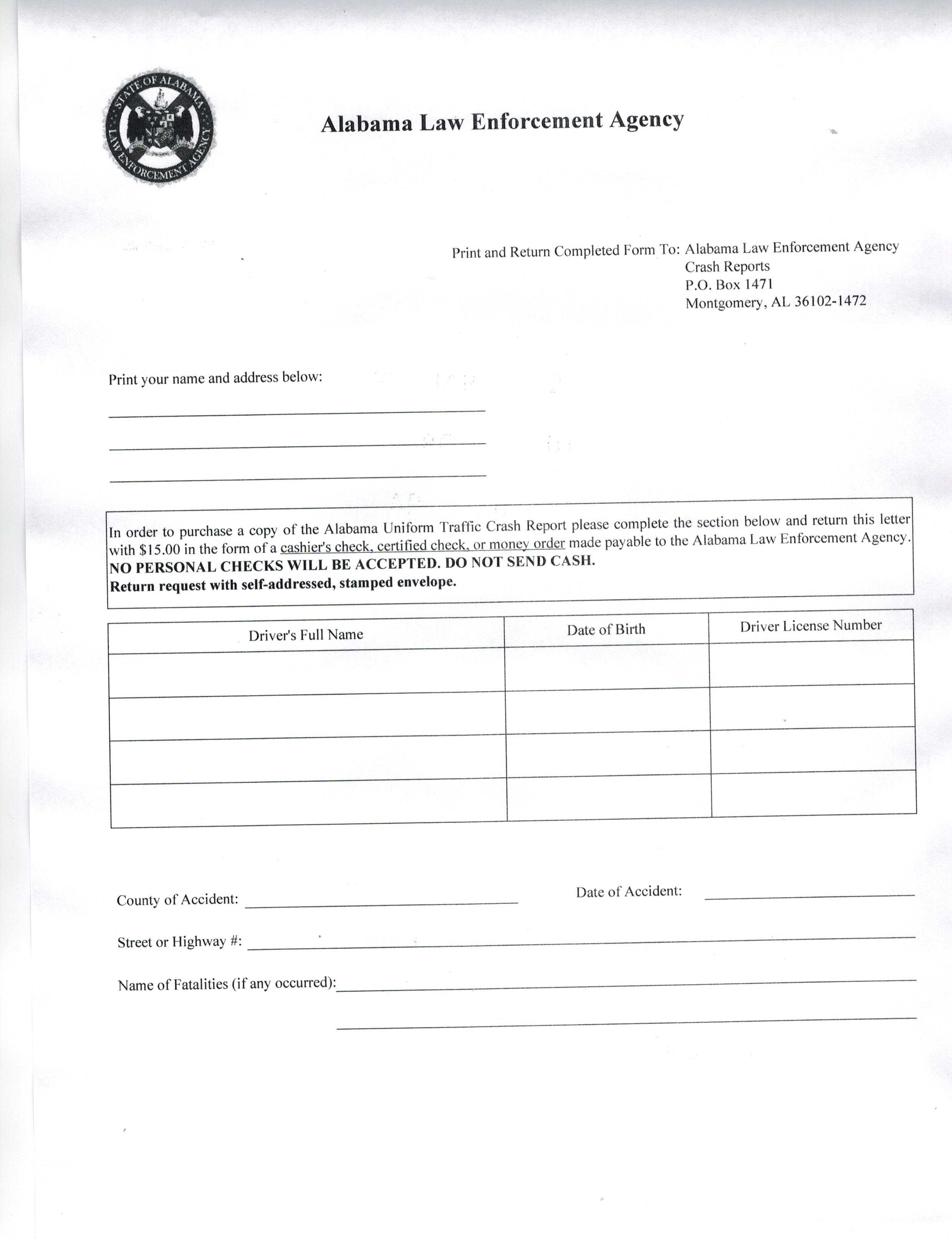 Vehicle Accident Report Format Car Sample Pdf Free Form With Regard To Vehicle Accident Report Form Template