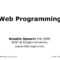 Web Programming Anselm Spoerri Phd (Mit) Rutgers University In Rutgers Powerpoint Template