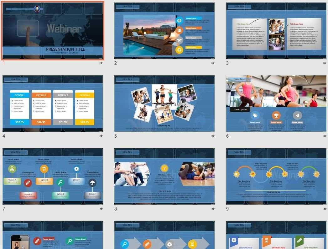 Webinar Powerpoint Template #45853 With Webinar Powerpoint Templates