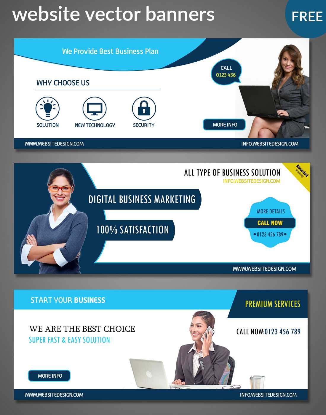 Website Banners Templates Intended For Free Website Banner Templates Download