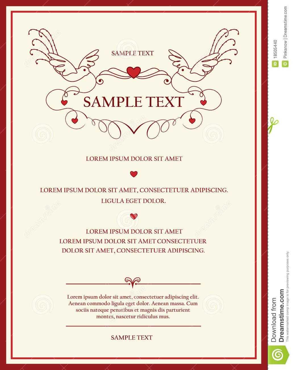 Wedding Invitation Cards Templates | Wedding Invitations In With Sample Wedding Invitation Cards Templates