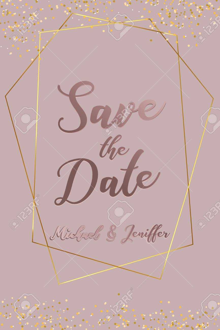 Wedding Invitation, Thank You Card, Save The Date Card. Wedding.. For Save The Date Banner Template