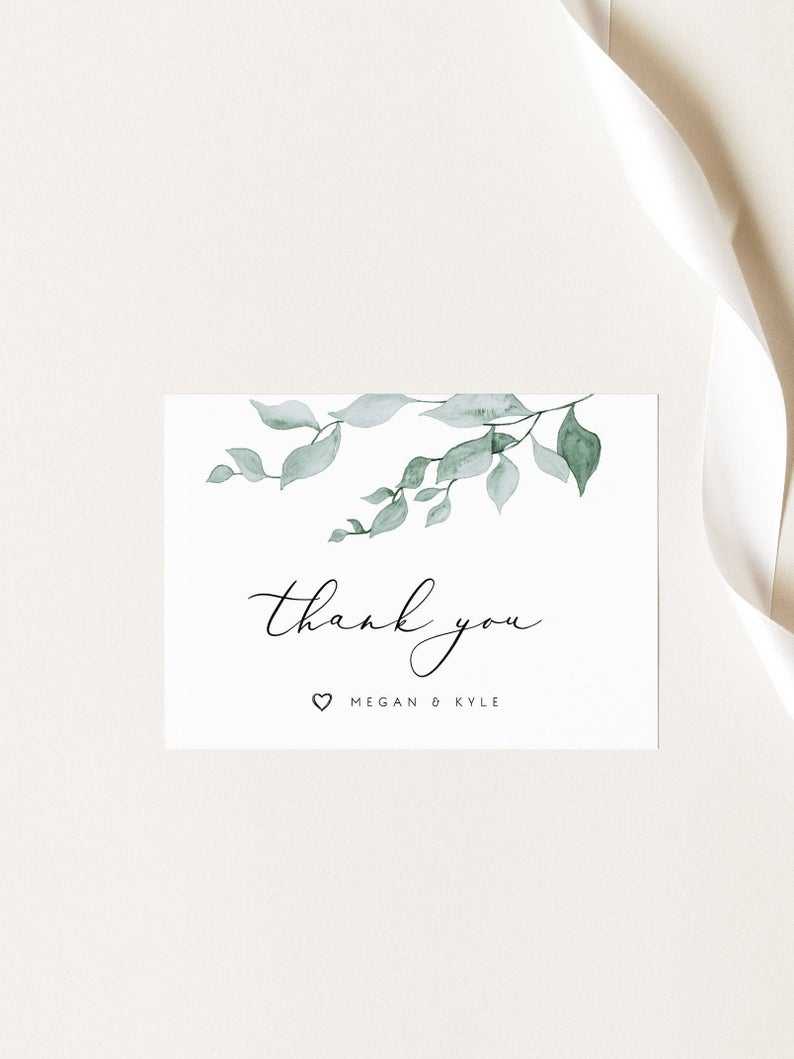 Wedding Thank You Cards Template Printable Thank You Card Wedding Thank You  Cards Wedding Favors Thank You Tags Wedding Thank You Notes 04 Regarding Template For Wedding Thank You Cards