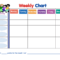 Weekly Behavior Chart Template | Weekly Behavior Charts In Reward Chart Template Word