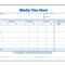 Weekly Employee Time Sheet | Good To Know | Timesheet Within Employee Card Template Word