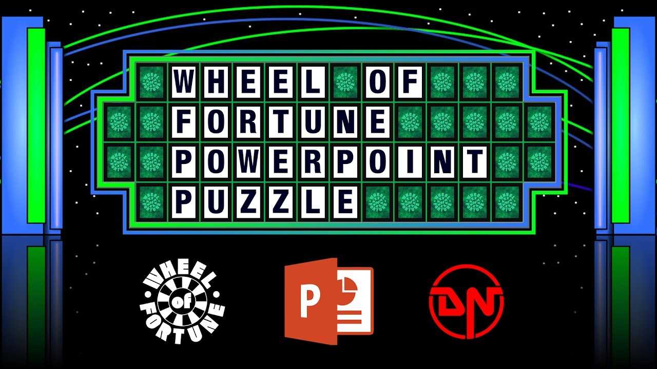 Wheel Of Fortune – Powerpoint Puzzle Throughout Wheel Of Fortune Powerpoint Template