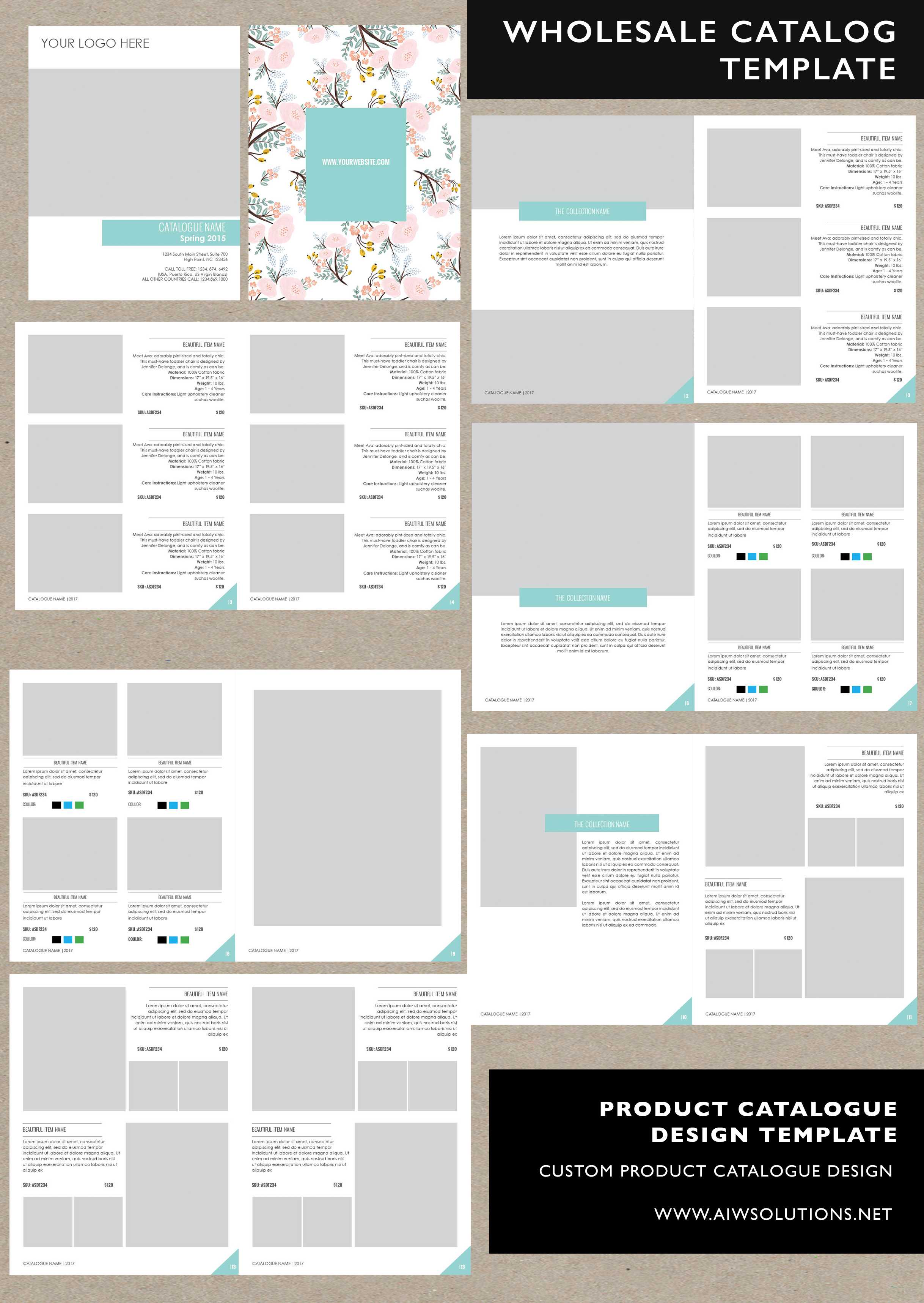 Wholesale Catalog Template Id05 Within Catalogue Word Template