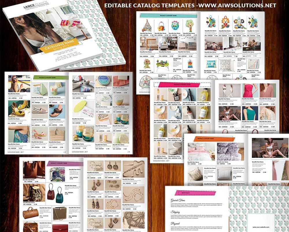 Wholesale Catalog Template Id06 | Catalog | Product Catalog Pertaining To Word Catalogue Template