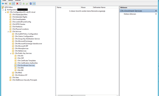 Windows Server 2012 R2 - Certificate Authority Does Not Show within No Certificate Templates Could Be Found