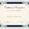 Wonderful Free Printable Certificate Templates Template With Certificate Templates For Word Free Downloads