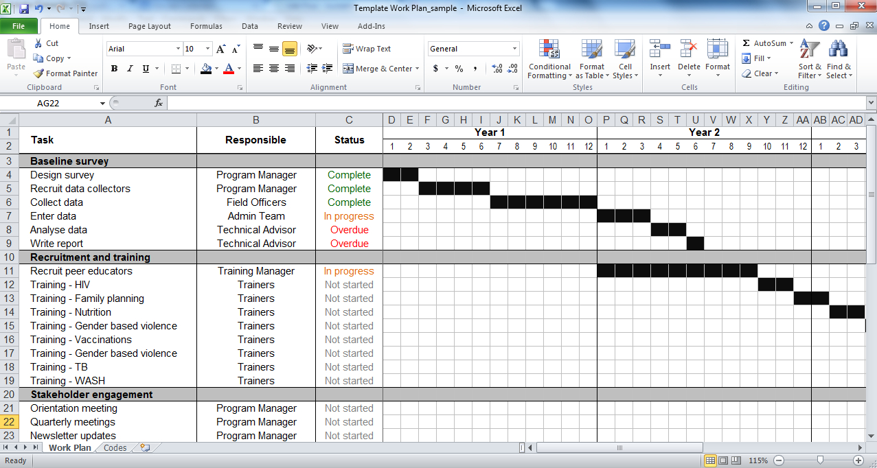 Work Plan Template | Tools4Dev intended for Work Plan Template Word Work Plan Template | Tools4Dev Intended For Work Plan Template Word