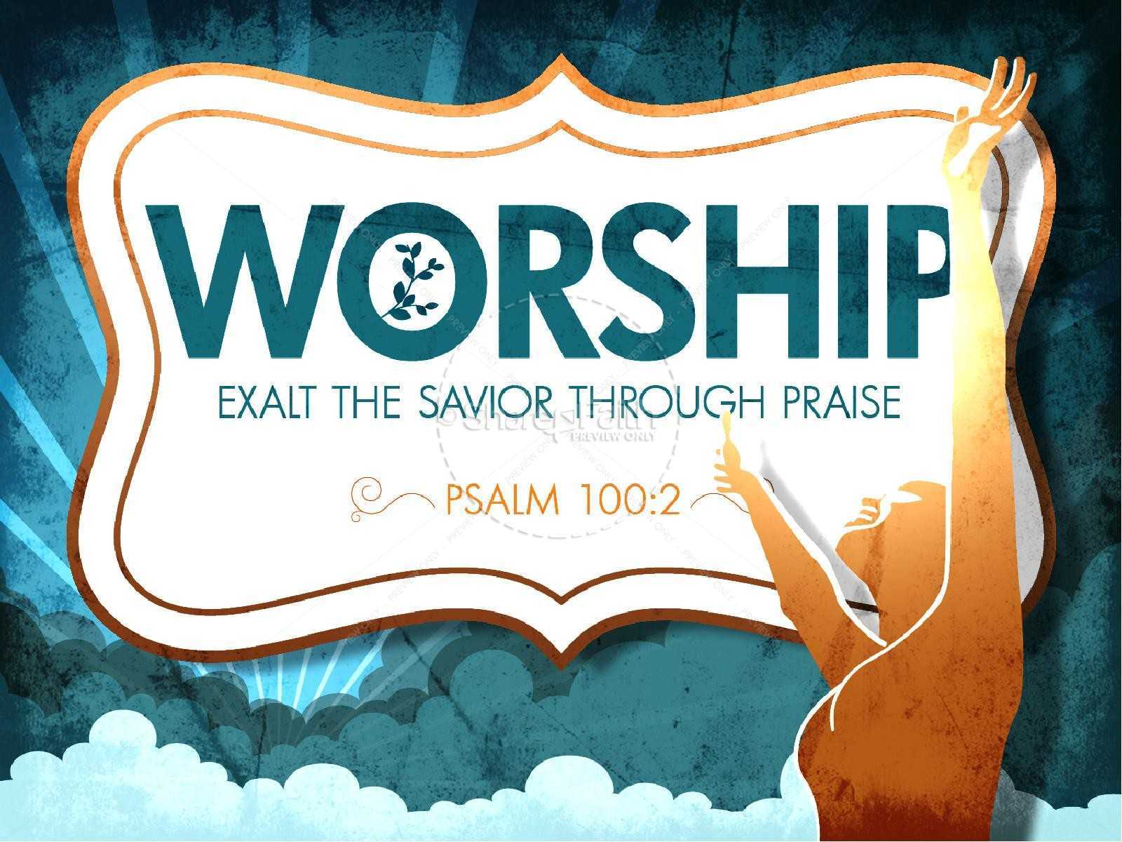 Worship Powerpoint Church Template | Powerpoint Sermons With Regard To Praise And Worship Powerpoint Templates